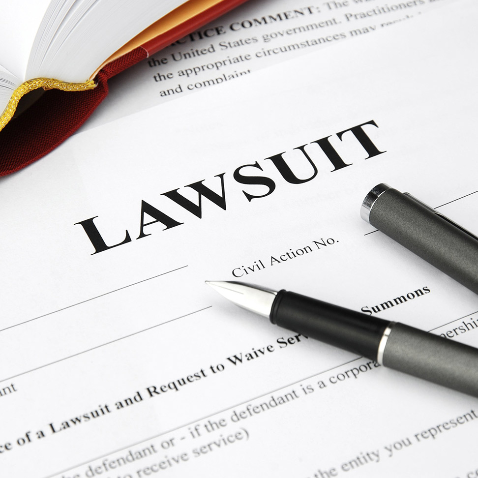Lawsuit Document and Pen - Commercial Litigation